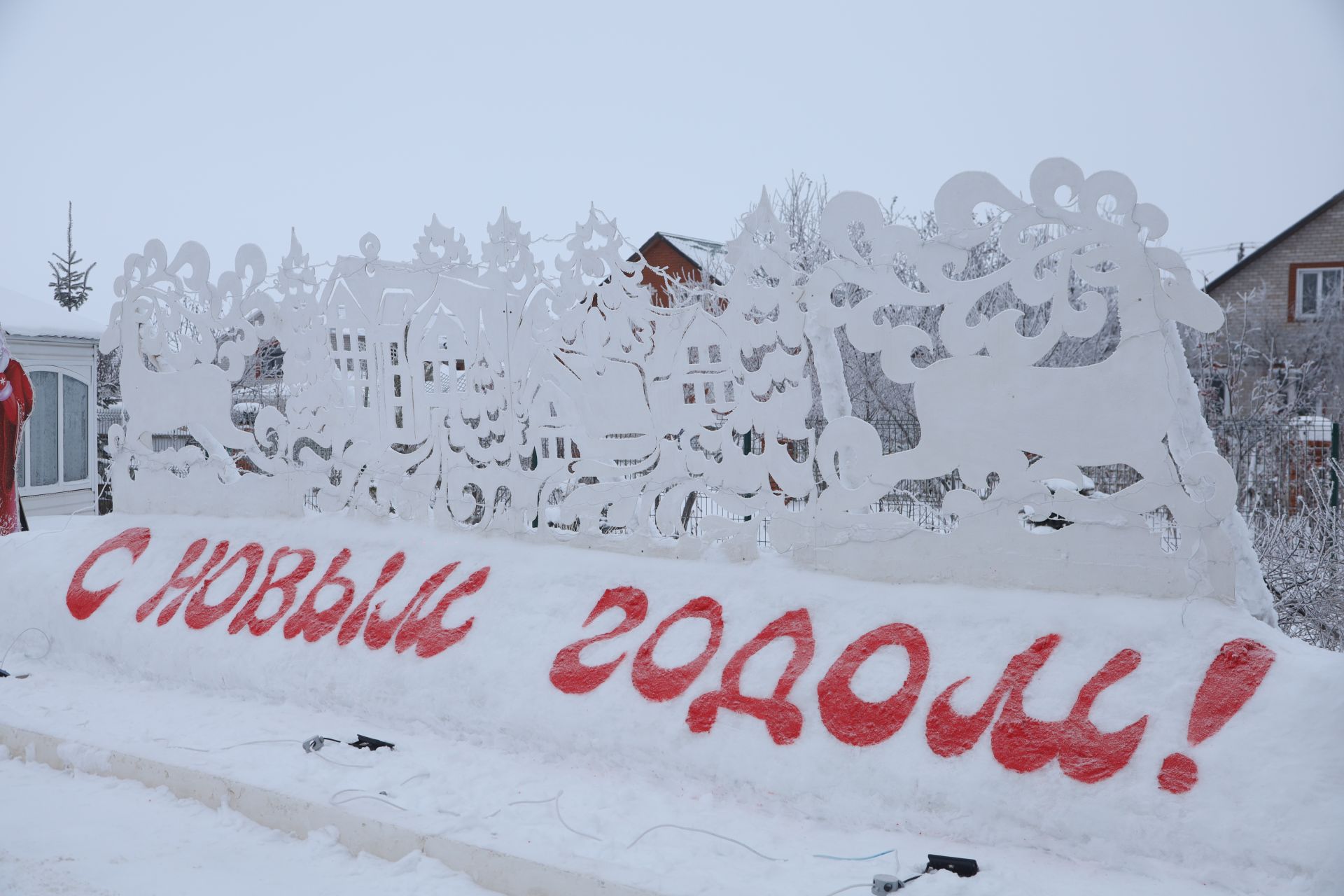 Новогоднее оформление города Мамадыш