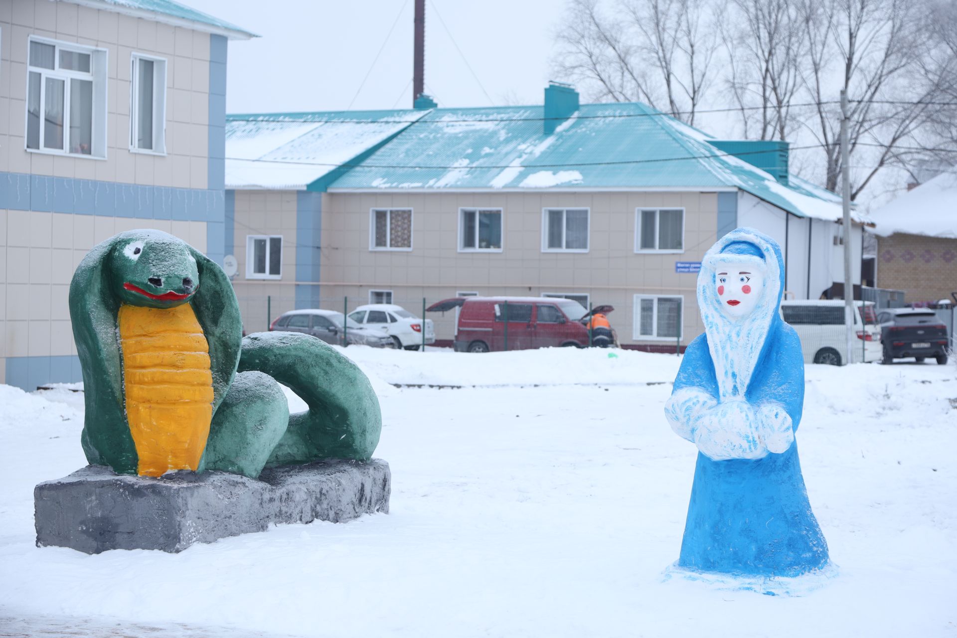 Новогоднее оформление города Мамадыш