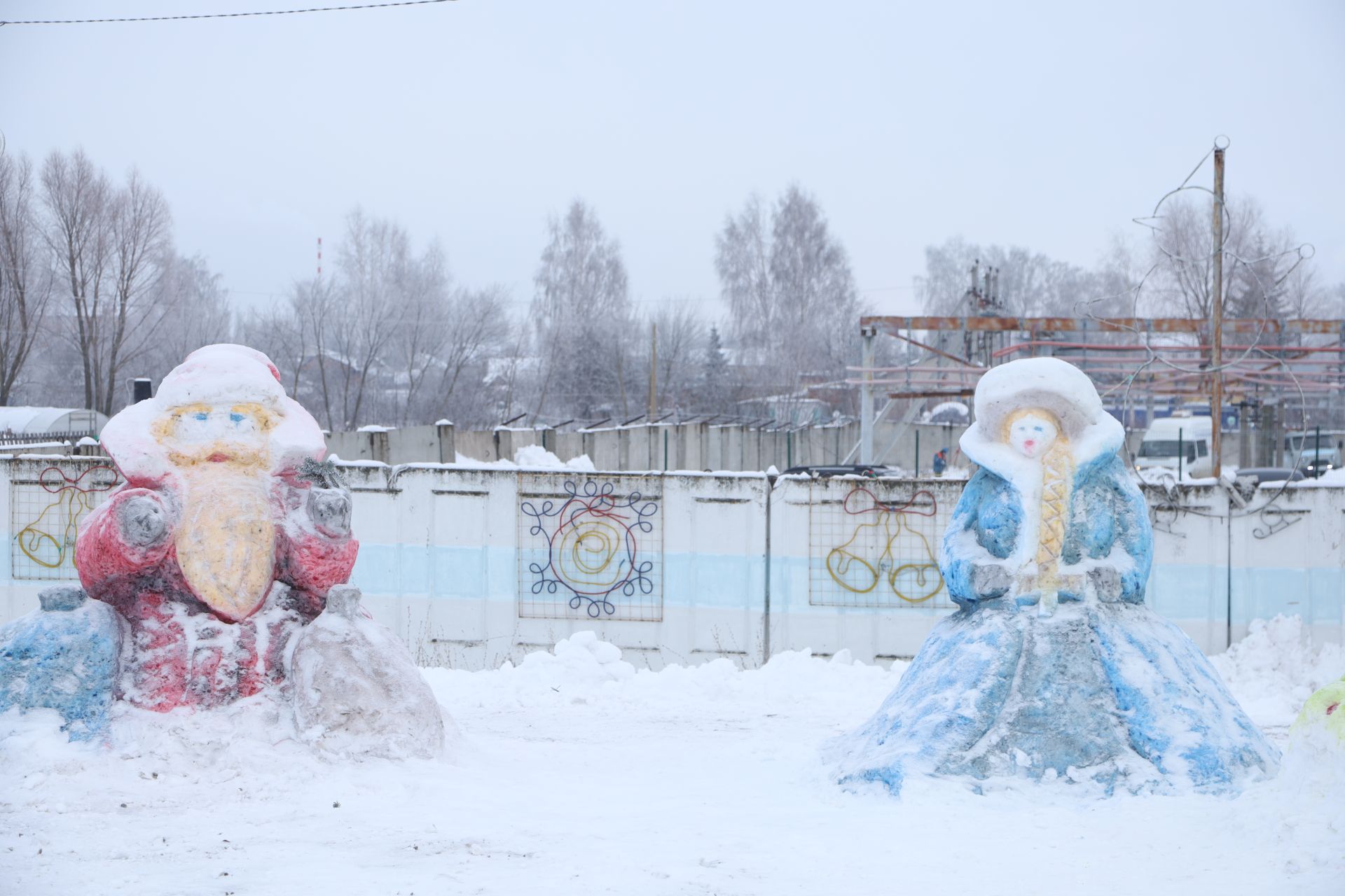 Новогоднее оформление города Мамадыш