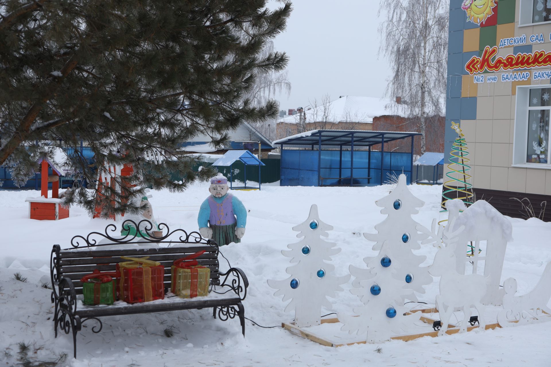 Новогоднее оформление города Мамадыш