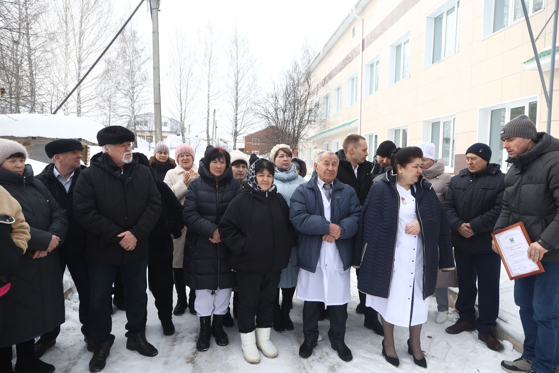 Открытие инфекционного отделения центральной районной больницы