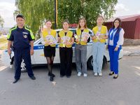 Мамадышские лицеисты совместно с автоинспекторами провели акцию «Внимание, дети!»