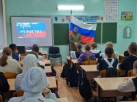 В мамадышской школе прошел урок мужества с участником СВО