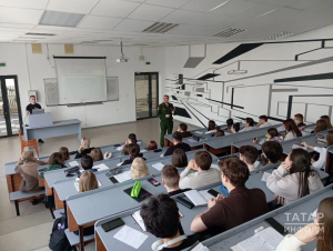 Студентам КГАСУ рассказали о службе по контракту в Войсках беспилотных систем