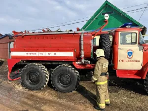 В Мамадышском районе из-за печи сгорела баня