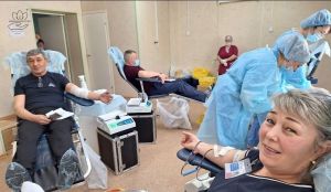 Более 70 человек сдали кровь в Мамадышской ЦРБ