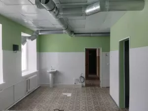 В Большешиинской школе Мамадышского района капитально ремонтируют пищеблок