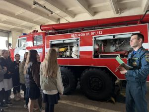 Экскурсия в пожарно-спасательную часть прошла для лицеистов Мамадыша