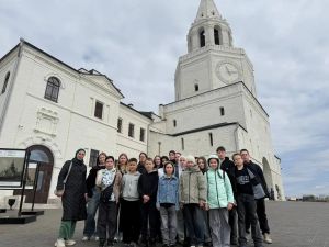 Школьники Куюк-Ерыксинской школы совершили увлекательное путешествие в Казань