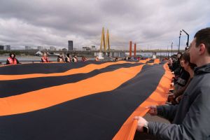 300-метровая Георгиевская лента: старт патриотической акции в Казани