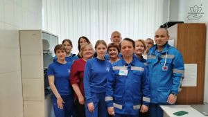 В Мамадышской ЦРБ поздравили работников скорой помощи