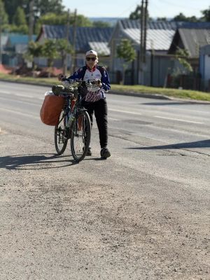 В Мамадыше встретили уникальную путешественницу