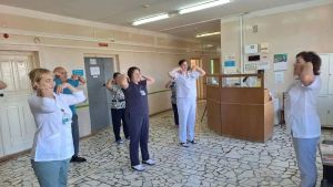 В Мамадышской ЦРБ провели кардиотренировку ко Всемирному дню сердца
