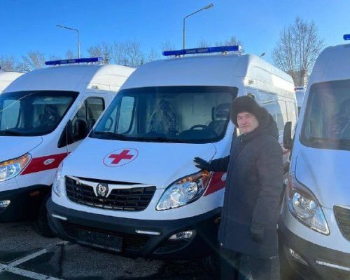 Автопарк ЦРБ пополнился еще одной машиной скорой медицинской помощи