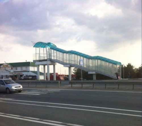 В Мамадышском районе на трассе М-7 «Волга» приступили к строительству надземных пешеходных переходов