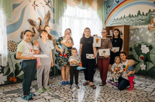 Мастер-класс по осенним поделкам прошел в педиатрическом отделении Мамадышской ЦРБ