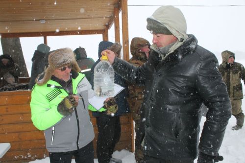Прошли соревнования рыбаков