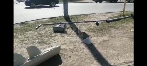 В Татарстане светофор упал на 76-летнего прохожего
