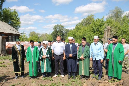 В Мамадышском районе заложили первый камень в фундамент новой мечети