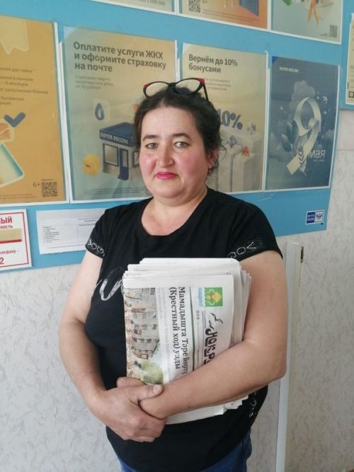 «Профессия нужная, но малооплачиваемая» - мамадышцам рассказали о почтальоне с 12-летним стажем Лилии Гиниятуллиной