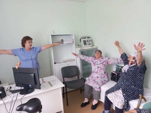 Провели очредное занятие школы здоровья