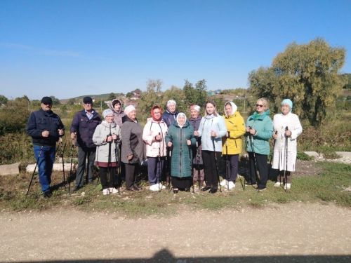 В Мамадыше начиная с января этого года по сегодняшний день обучено технике скандинавская ходьба более 250 человек