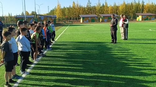 В новой мамадышской школе состоялись первые соревнования