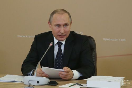 Российский президент поздравил граждан на татарском языке