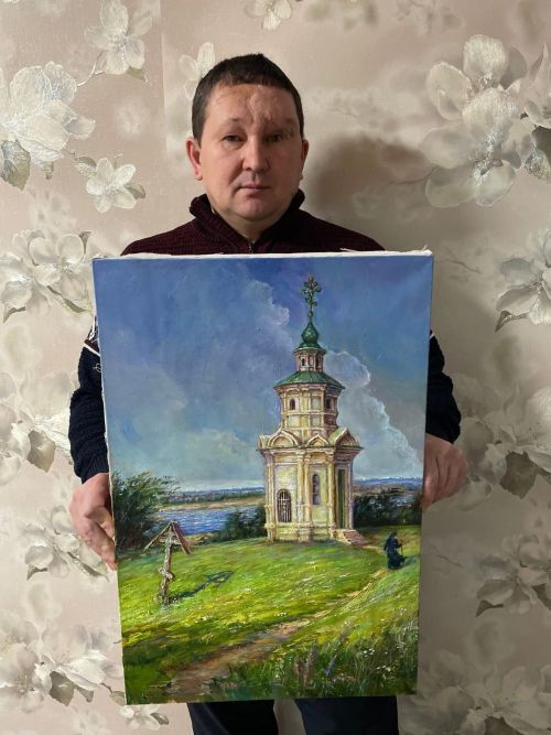 Местный художник отображает в своих рисунках историю Мамадыша