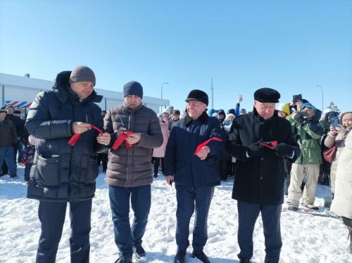 В Мамадыше состоялось открытие горнолыжки с зиплайном