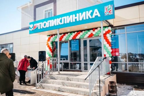 В Мамадышской поликлинике появилась новая входная группа площадью 350 кв.м.