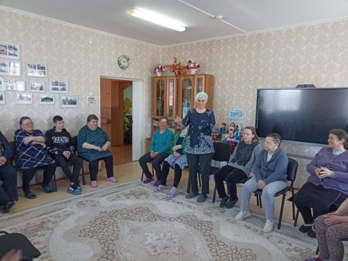 В социально-реабилитационном отделении «Забота» прошло необычное тренинговое занятие