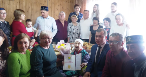 Жительница Мамадышского района отметила свой 90 летний юбилей