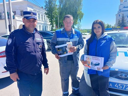 В Мамадыше прошла акция «Встречная полоса»