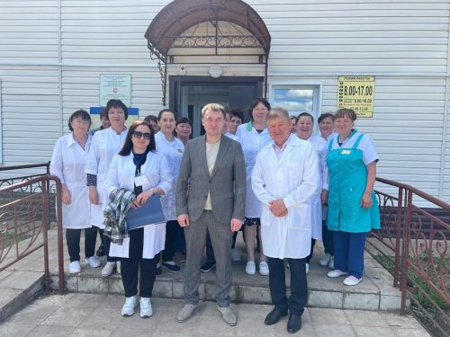 В Шадчинской врачебной амбулатории прошло совещание с главным врачом Русланом Гариповым