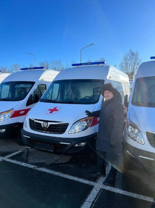 Автопарк ЦРБ пополнился еще одной машиной скорой медицинской помощи