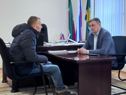 Руководитель исполкома Мамадышского района встретился с бойцом СВО