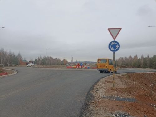 На автодороге «Мамадыш-Кукмор» появилась кольцевая развязка
