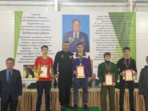 Команда Мамадышского района заняла III место на турнире по борьбе «Корэш»