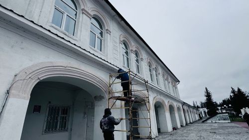 В Мамадыше начали устанавливать архитектурную подсветку на здании бывшей ратуши