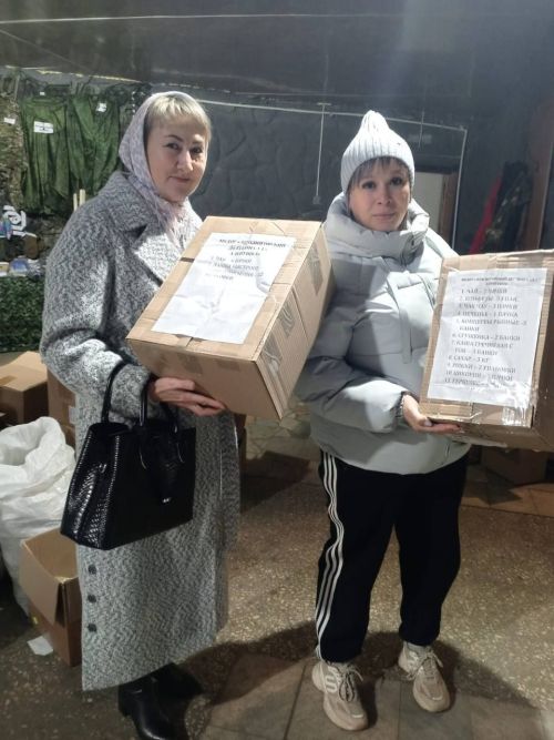 В Мамадыше идет сбор гуманитарной помощи для бойцов СВО