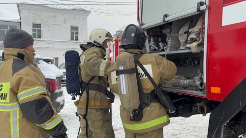 В Мамадыше провели пожарные учения в здании мировых судей