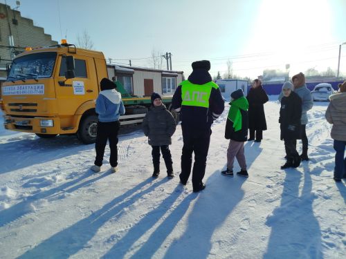 Воспитанники приюта «Надежда» посетили отделение ГИБДД Мамадышского района