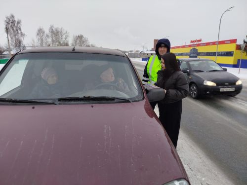 В Мамадыше проходит акция «Встречная полоса»