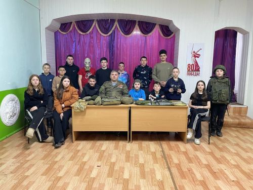Ветеран СВО встретился с юными жителями Мамадышского района