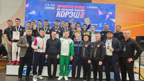 Борцы из Мамадыша взяли медали на Первенстве России по корэш