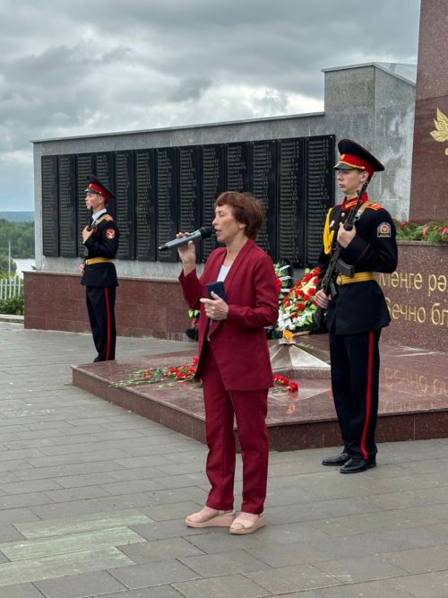 В Мамадыше прошёл митинг памяти и скорби