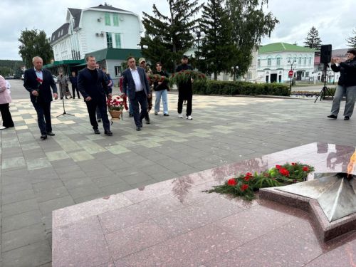 В Мамадыше прошёл митинг памяти и скорби