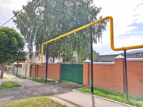 В Мамадыше завершили покраску 21 км надземного газопровода