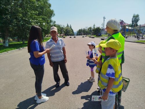 Акция «Пешеход, будь заметным на дороге!» прошла в Мамадыше